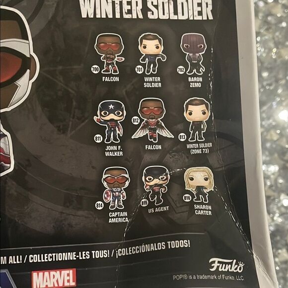Funko Pop! Captain America #814 the falcon winter solider vinyl figure toy - Picture 6 of 7